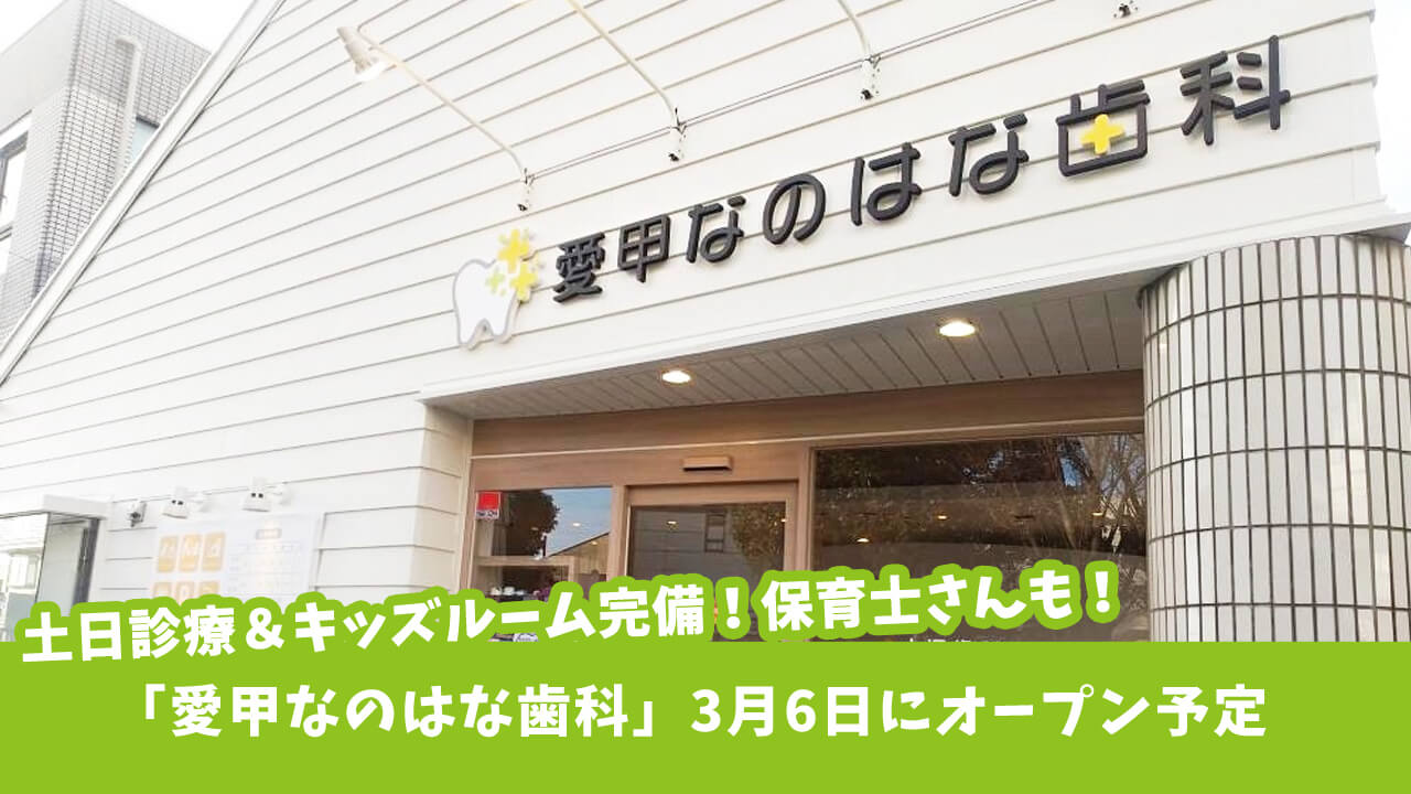 愛甲石田駅徒歩1分の場所に「愛甲なのはな歯科」がオープン予定。土日診療＆キッズルーム＆保育士さんもいるって！