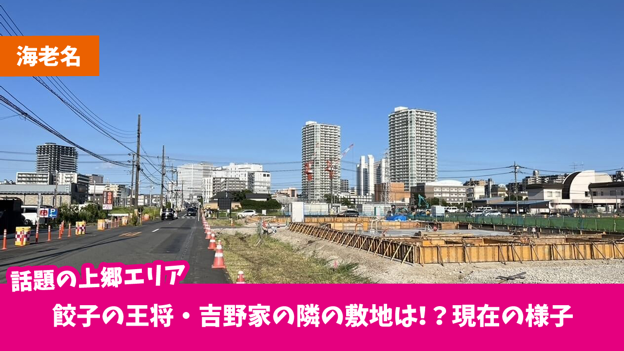 海老名　上郷　餃子の王将　吉野家