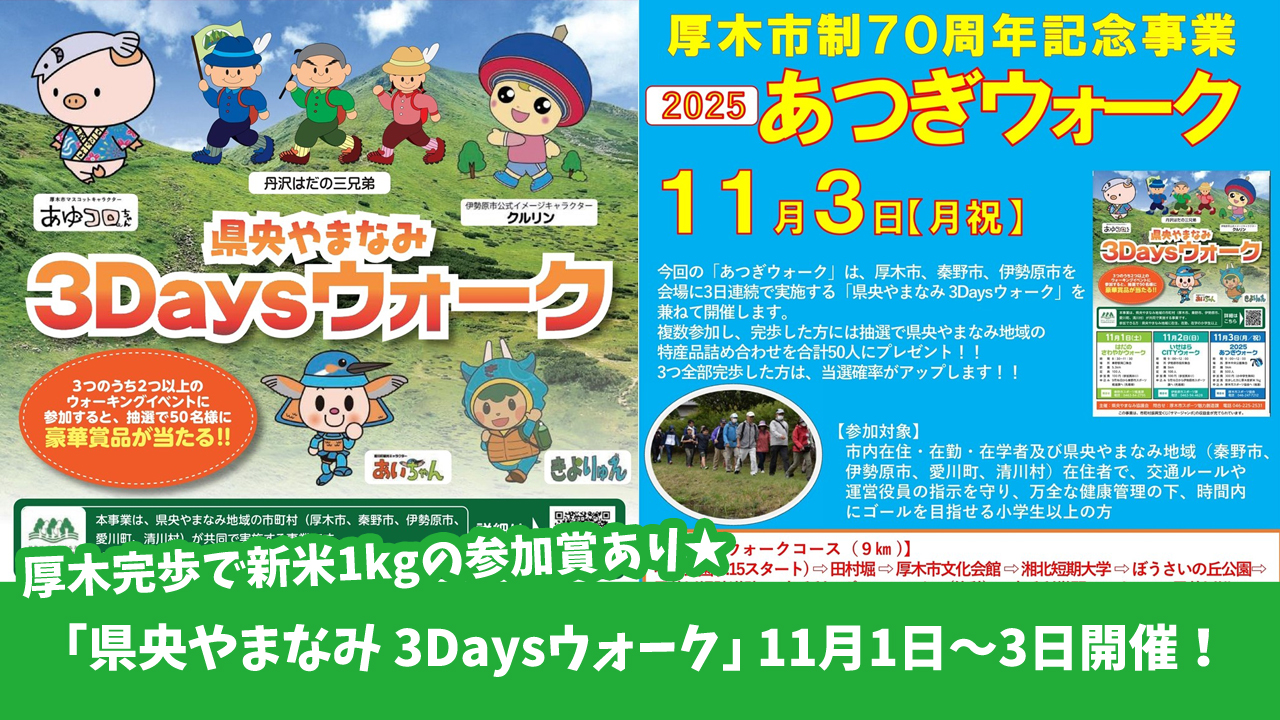 県央やまなみ　ウォーキング　厚木　秦野　伊勢原