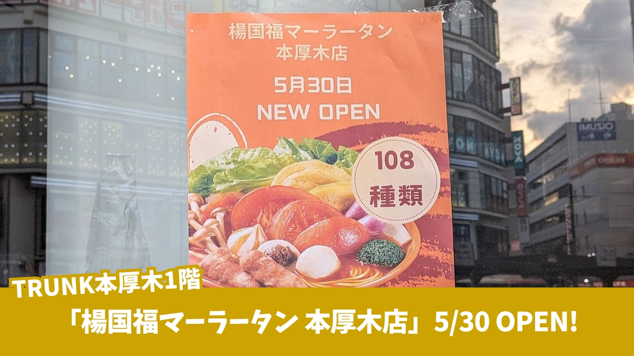 ヤングオフマーラータン　麻辣湯　本厚木　開店