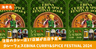 【海老名・イベント】「EBINA CURRY&SPICE FESTIVAL 2024」が5月5・6日にビナウォークで初開催！