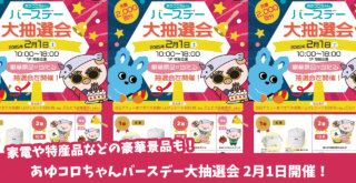 抽選会　あゆコロちゃん　家電　特産品　厚木市　厚木