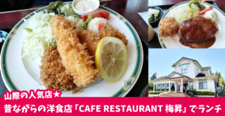 梅昇　ハンバーグ　ミックスフライ　ランチ　厚木市　山際　洋食
