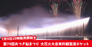 鮎まつり　大花火大会　花火大会　有料　チケット