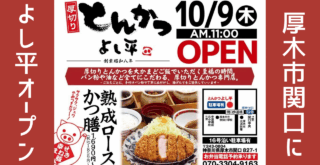 よし平　とんかつ　厚木市　関口　開店