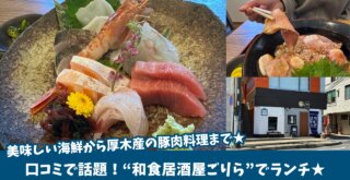 居酒屋　海鮮　豚肉　ローストポーク　まぐろ　刺身　厚木　本厚木　ランチ