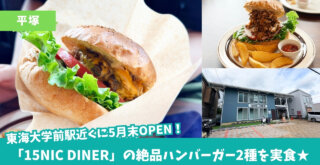平塚　秦野　ハンバーガー　東海大学前　開店　プルドポーク　15NIC DINER
