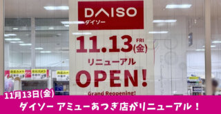 ダイソー アミューあつぎ リニューアル 本厚木